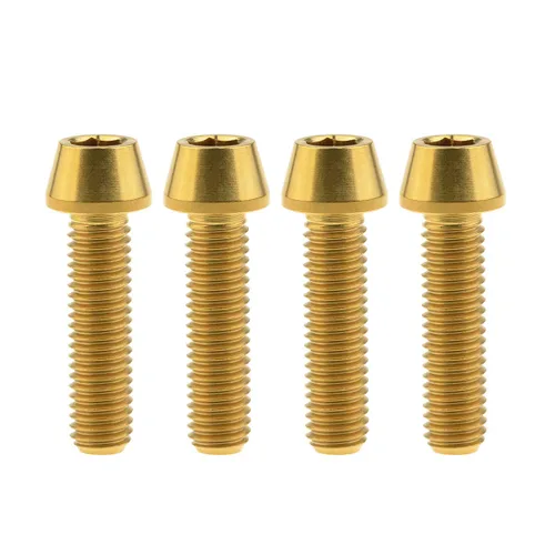 Miniatura 67 de Tornillos de titanio Ti M8 x15 20 25 30 35 40 45 50 60 2.756 in 0.049 in de paso hexagonal Allen Tornillos de cabeza hueca paquete de 4