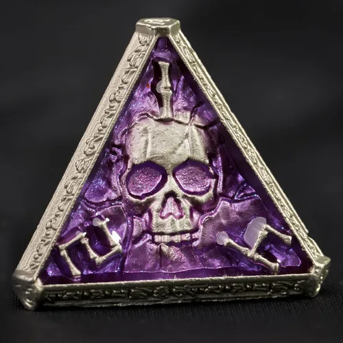 Miniatura 12 de DND - Juego de dados de metal D&D poliédricos con caja de regalo, caja de metal, juego de dados DND, dados poliédricos para Calabozos y Dragones