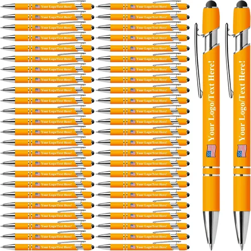 Miniatura 37 de Bolígrafos personalizados con lápiz capacitivo, bolígrafos personalizados impresos con tu logotipo o mensaje, ideales para regalos, promociones