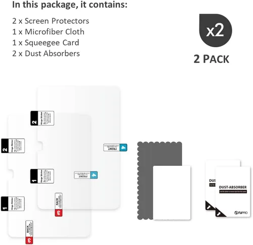Miniatura 4 de Protector de pantalla antirreflejo (paquete de 2) para tablet Amazon Fire HD 8 (versiones de 2022 y 2024)