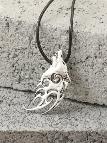 Miniatura 4 de HAQUIL Wolf Necklace Alpha Male Wolf Head Pendant Wolf Jewelry Gift For Men And Women
