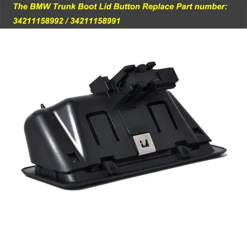 Miniatura 3 de MOCW Interruptor de liberación del mango del maletero de maletero para BMW 1 3 5 Series X6 X5 X1 E60 E90 E91 E92 E93 E70 E71 Reemplazar 51247118158