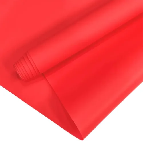 Miniatura 9 de XHT Rollo de vinilo de PVC de gelatina de 11.8 x 53 pulgadas, suave, de color liso, impermeable, tela de PVC para alfombrillas, lazos para el Negro