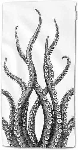 Miniatura 9 de HGOD DESIGNS Toallas de mano de baño suaves 100% algodón con diseño de hojas verdes y helechos para baño, cocina, hotel, spa, 15 x 30 pulgadas