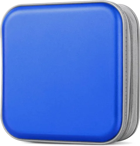 Miniatura 12 de Estuche para CD/DVD, 48 Capacidad, Negro, Plástico, Portátil, Ligero