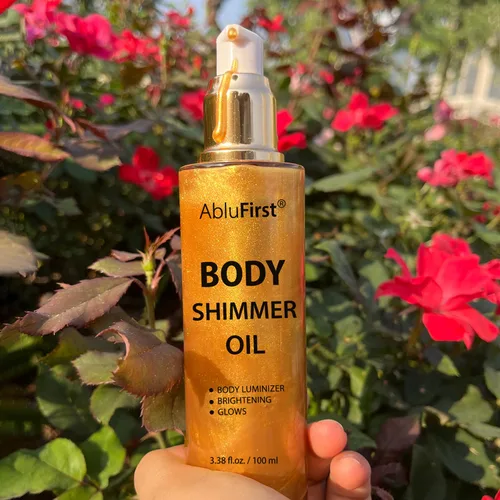 Miniatura 2 de Shimmer - Aceite corporal de verano con purpurina hidratante de luz brillante, no pegajoso, iluminador corporal de verano suave