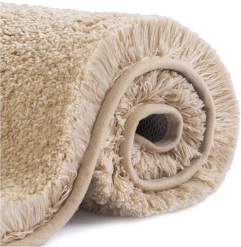 Miniatura 33 de VANZAVANZU Alfombras de Baño Antideslizantes Ultra Suaves Absorbentes de Microfibra Esponjosas Gruesas Alfombras de Baño Lavables a Máquina Gris