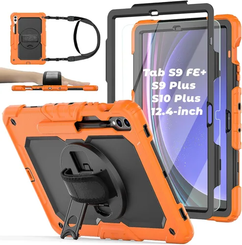 Miniatura 15 de Funda para Samsung Galaxy Tab S8/S7 de 11 pulgadas 5G Funda para Tableta 2022/2020, [con Protector de Pantalla de Vidrio Templado], Soporte