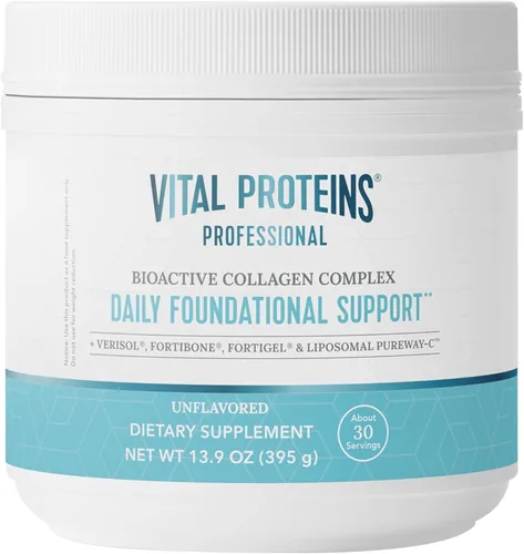 Vital Proteins® Apoyo básico diario profesional, 0.42 oz de péptidos de colágeno bioactivo, reduce las líneas finas y arrugas, apoya la movilidad de