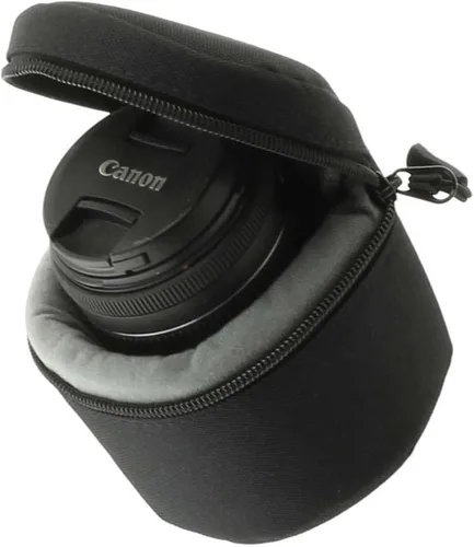 Miniatura 3 de Navitech Funda protectora negra resistente al agua para lente de cámara, compatible con Samyang AF 0.945 in F/2.8 FE lente