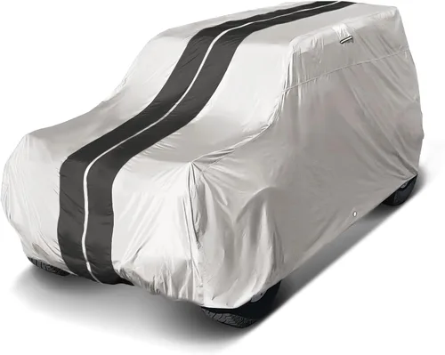 Miniatura 43 de iCarCover Funda de coche personalizada para Kia Rio Hatchback (2016-2023), impermeable, para todo tipo de clima, lluvia, nieve, UV, protector solar