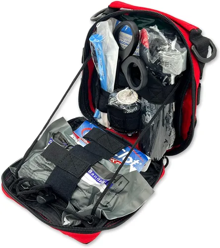 Miniatura 5 de Lightning X Products Kit de emergencia MOLLE de nailon premium, ideal para médicos tácticos, militares, entusiastas del aire libre