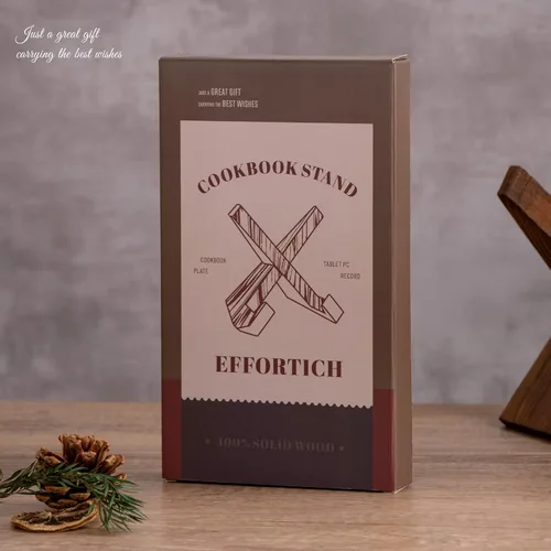 Miniatura 6 de Soporte para libro de cocina, soporte de madera para libro de recetas, soporte para libro de cocina para encimera de cocina, pantalla