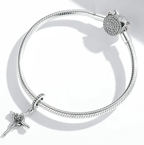 Miniatura 3 de BABAMIA Animal Charms for Bracelets 925 Sterling Silver Bead Charms Bee Butterfly Fox Charm Fits Bracelets and Necklaces Cute Charms for Women Girls