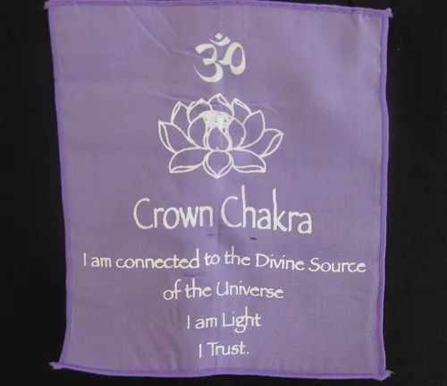 Miniatura 3 de OMA Bandera para colgar en la pared de meditación de 7 chakras, bandera de oración, budista tibetano, equilibrio, colgante, grande, 60 pulgadas
