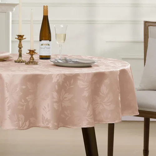 Miniatura 10 de Romanstile Mantel rectangular de jacquard de primavera, impermeable, diseño floral de damasco, manteles decorativos de tela pesada para cenas