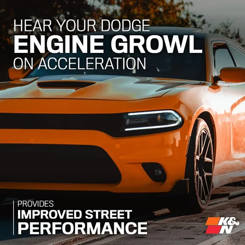 Miniatura 7 de K&N Sistema de admisión de aire frío: Filtro de aire de alto flujo, aumento del rendimiento y aceleración: Compatible con CHRYSLER/DODGE 2011-2019