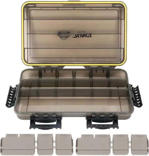 Miniatura 14 de RUNCL Caja de aparejos de pesca, impermeable, hermética, caja de aparejos de bandeja 3600/3700 con separadores ajustables, protección solar, marco 2
