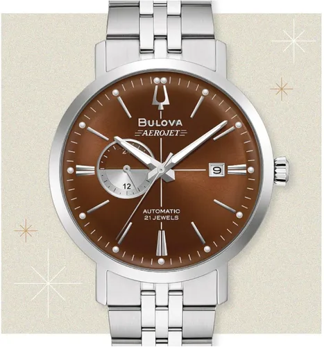 Miniatura 5 de Bulova Aerojet Automatic - 96B375 tono plateado talla única Tono-plateado Aerojet Automático - 96B375