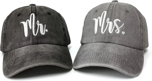 Miniatura 21 de Hepandy Mr Mrs Mom Dad Captain First Mate Mama and Mini Sombreros de béisbol