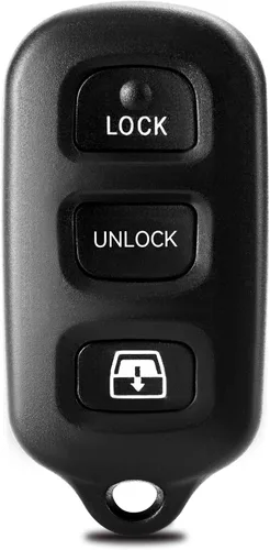 Compatible con llave de Toyota Sequoia 2001-2008, cubierta de llavero de repuesto para 4Runner 1999-2009, llavero HelloAuto (3+1 botones) SOLO CAJA