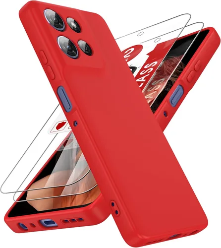 Miniatura 13 de LeYi Funda para Motorola Moto G Play 4G 2024: Funda para Moto G Play 4G 2024 con funda delgada y antiarañazos, silicona líquida a prueba de golpes