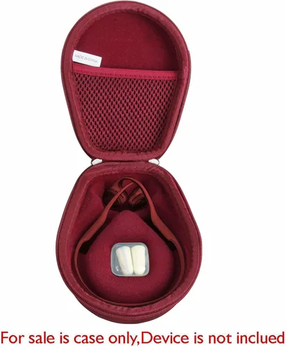 Miniatura 2 de Hermitshell Funda para AfterShokz Trekz Air/AfterShokz Aeropex/Titanium Mini/Shokz OpenRun Pro/SHOKZ OpenRun Pro 2 Auriculares inalámbricos de Rojo