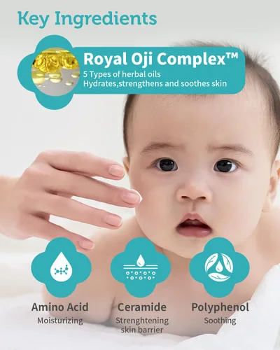 Miniatura 7 de GOONGBE Baby Skincare Travel Set - Cuidado de la piel coreano para bebés y baño esenciales - Champú y baño, loción Moisutre, crema - Hidratante