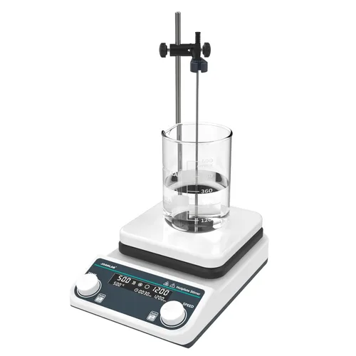 Miniatura 10 de JOANLAB Agitador magnético Placa caliente 8L Capacidad 6.3 pulgadas, mezclador de placa caliente de laboratorio digital de 590.0 °F/590 ℉