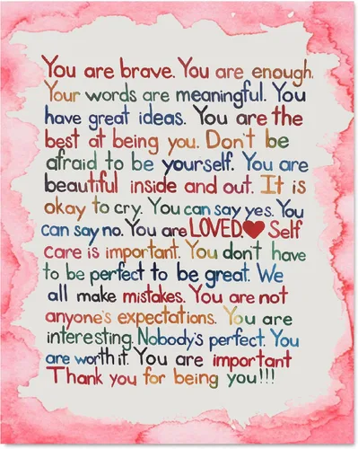 Miniatura 10 de AMERICAN LUXURY GIFTS Arte de Pared Inspiradora Valiente 8×10 – Póster Motivacional Sin Marco de Fondo Negro para Hogar, Oficina, Dormitorio y Aula