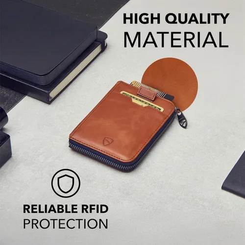 Miniatura 10 de Vaultskin NOTTING HILL - Cartera con cremallera y protección RFID para tarjetas