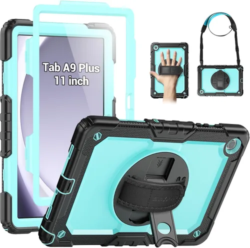Miniatura 10 de SEYMAC Funda para Samsung Galaxy Tab A9+/ A9 Plus Funda de 11 pulgadas 2023 (SM-X210/X216/X218), de servicio pesado resistente a prueba de golpes
