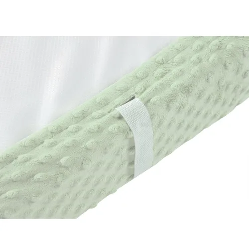 Miniatura 2 de Funda para cambiador de bebé, súper suave, con lunares Minky para bebés, niñas y niños, ultra cómoda, segura para bebés, se ajusta a almohadillas