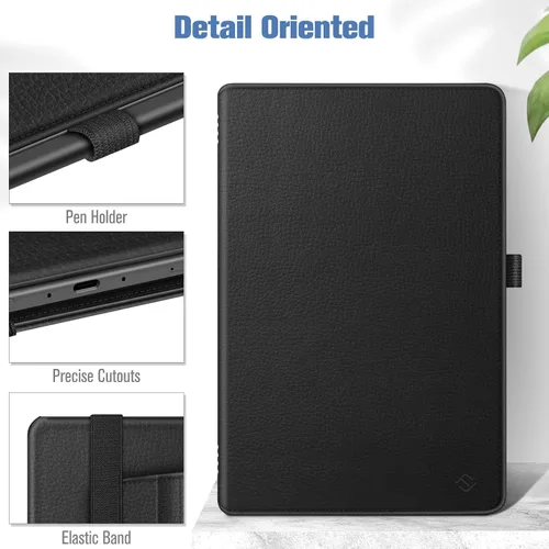 Miniatura 8 de Fintie Funda giratoria para Amazon Fire Max 11 (13ª generación, versión 2023) con soporte para lápices integrado, funda protectora con soporte