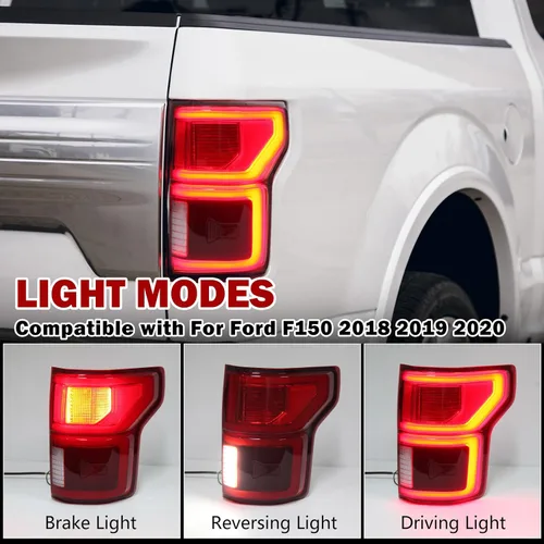 Miniatura 3 de Conjunto de luz trasera LED para Ford F150 2018 2019 2020 con lámpara trasera de punto ciego luz trasera KL3Z13404B (lado derecho del pasajero)