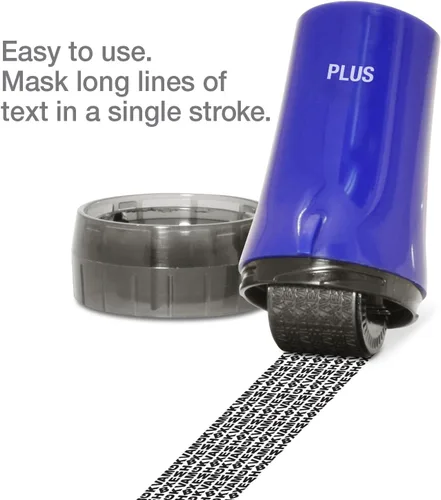 Miniatura 3 de Guard Your ID Advanced Roller 2.0 - Sello de seguridad para prevención de robo de identidad, color azul