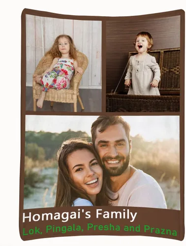 Miniatura 20 de Manta personalizada para parejas con collage de fotos, manta personalizada para parejas, súper suave y acogedora para regalos del día de San