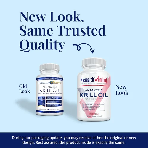 Miniatura 8 de Research Verified Aceite de krill antártico, mejora la función cardíaca, aumenta la cognición, 2000 mg, 360 cápsulas blandas, suministro para 6