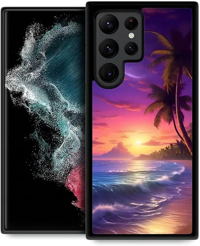 Miniatura 13 de ZHEGAILIAN Funda compatible con Samsung Galaxy S22 Ultra, diseño de patrón de policarbonato duro, antideslizante, absorción de golpes, funda Cerebro