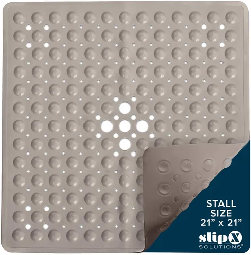 Miniatura 12 de SlipX Solutions - Alfombrilla cuadrada para ducha que proporciona una resistencia fiable a los deslizamientos