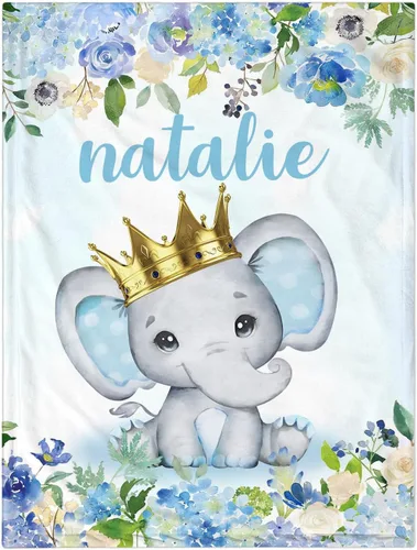 Miniatura 31 de Manta de Bebé Personalizada para Niñas, Manta de Bebé Personalizada con Nombre Súper Suave Mantas con Nombre Personalizado para Niños, Mantas