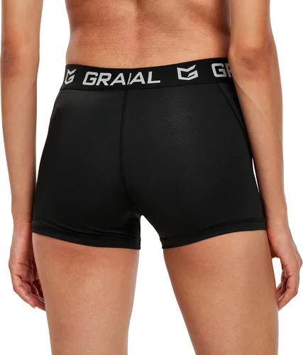 Miniatura 2 de G Gradual - Pantalones cortos de voleibol de compresión para mujer, de elastano, 3 pulgadas7 pulgadas, para entrenamiento