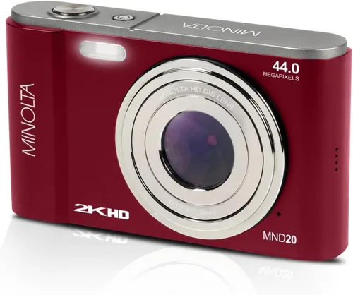 Miniatura 6 de Minolta Cámara digital MND20 de 44 MP - Video Ultra HD de 2.7K, zoom digital 16X, estabilización antivibración, lapso de tiempo, detección facial