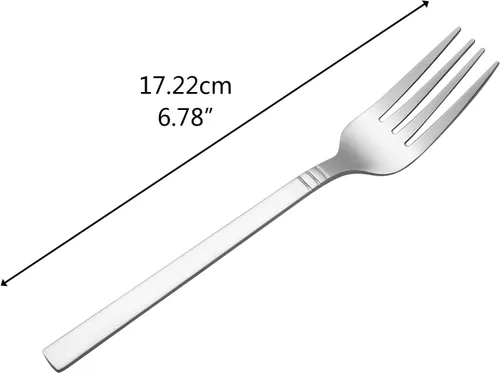 Miniatura 2 de Morcte Tenedor de postre de acero inoxidable, juego de 12