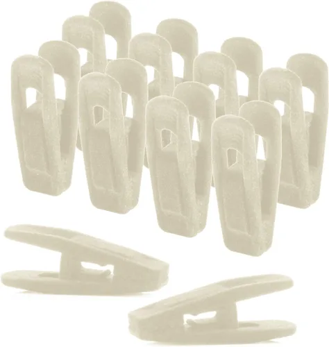 Miniatura 11 de Clips para colgar de terciopelo, paquete de 20 clips para colgar perchas de terciopelo, perchas de terciopelo de material duradero, clips para Azul