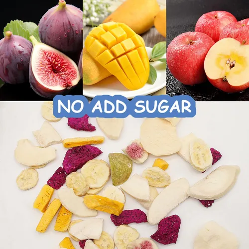 Miniatura 4 de ONETANG Fruta mixta liofilizada, paquete de 12 unidades, sin OMG, Kosher, sin azúcar añadida, sin gluten, vegano, regalos de vacaciones, aperitivo