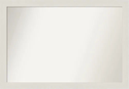 Miniatura 29 de Amanti Art Espejo de pared blanco de 30 x 42 pulgadas, espejo de baño rectangular blanco para decoración de pared de sala de estar, marco Parlor