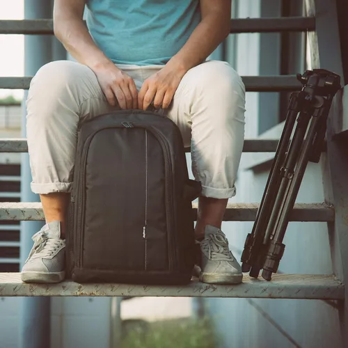 Miniatura 7 de G-raphy Mochila para cámara fotográfica, bolsas para fotografía de fotógrafos, mochila DSLR SLR con compartimento para laptop para cámaras DSLR