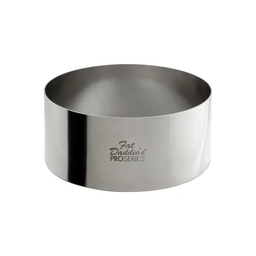 Miniatura 11 de Fat Daddio's Anillo redondo de acero inoxidable para pasteles y pastelería, 2 x 0.75 pulgadas