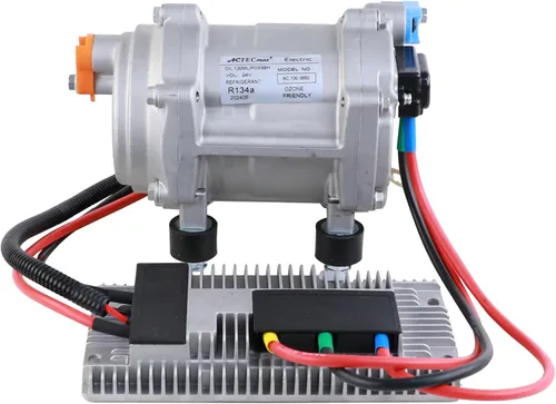 Miniatura 7 de Universal 12V AC Compresor de aire acondicionado eléctrico automotriz con panel de control externo, compresor automático para R134a